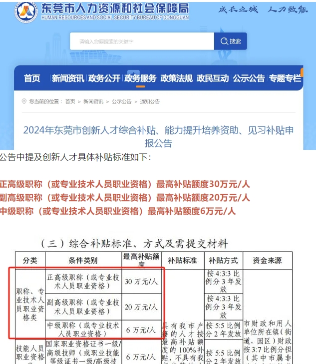 人才补贴
