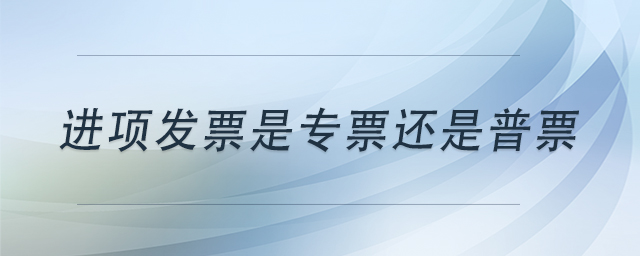 进项发票
